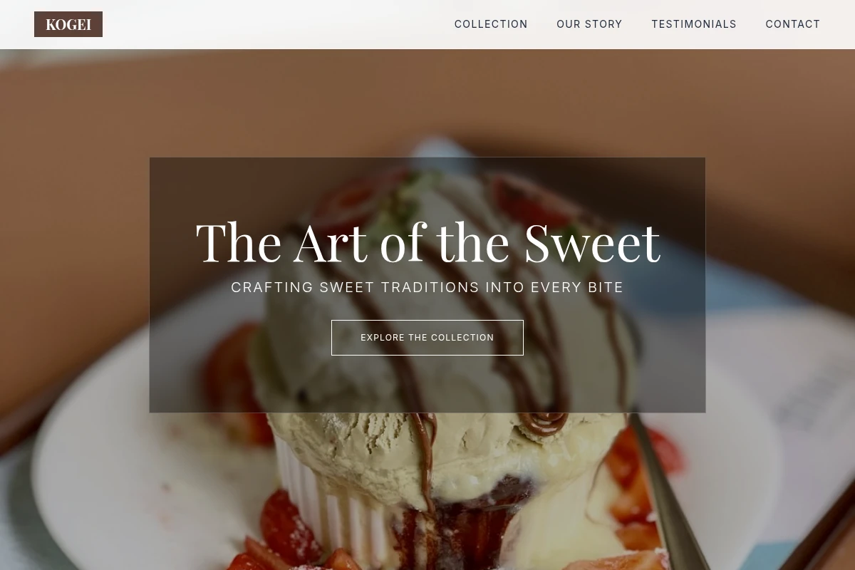 Gourmet Dessert