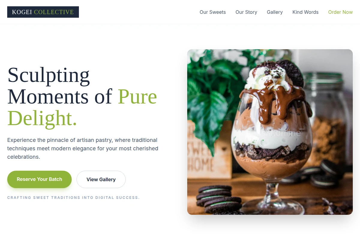 Artisan Dessert