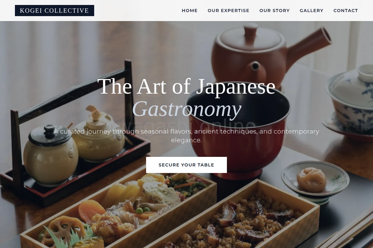 Boutique Japanese Food