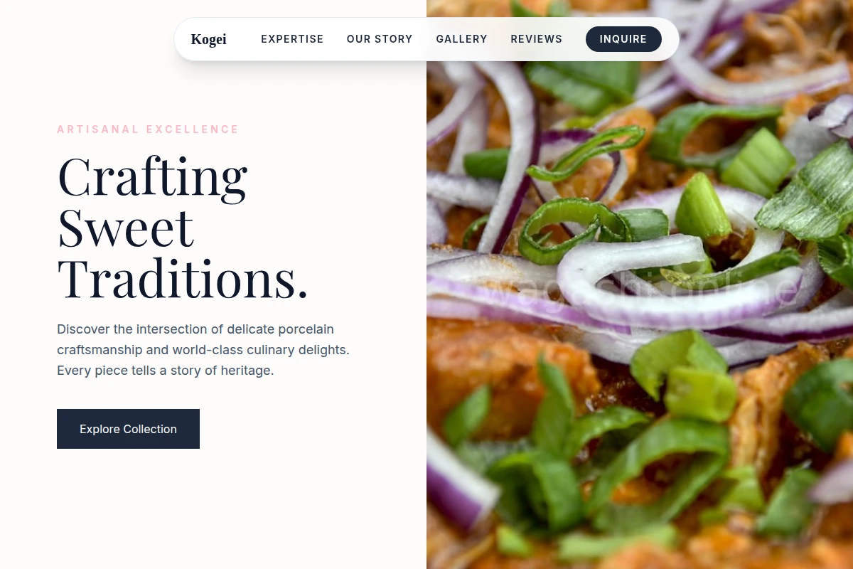 Porcelain Specialty Food